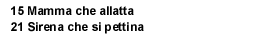 Mamma che allatta - Sirena che si pettina